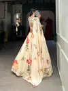 Lnb1021 Georgette Floral Print Lehenga With Blouse Dupatta Exporters In India